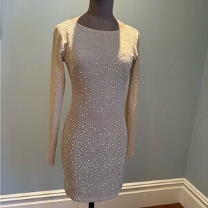 WOW Couture Gold Sequin Cocktail Dress